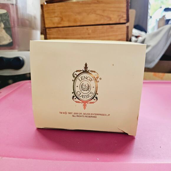 Lenox Pink Cupcake Holiday Ornament 3-1/4" Christmas Decoration w/ Box - Picture 2 of 5